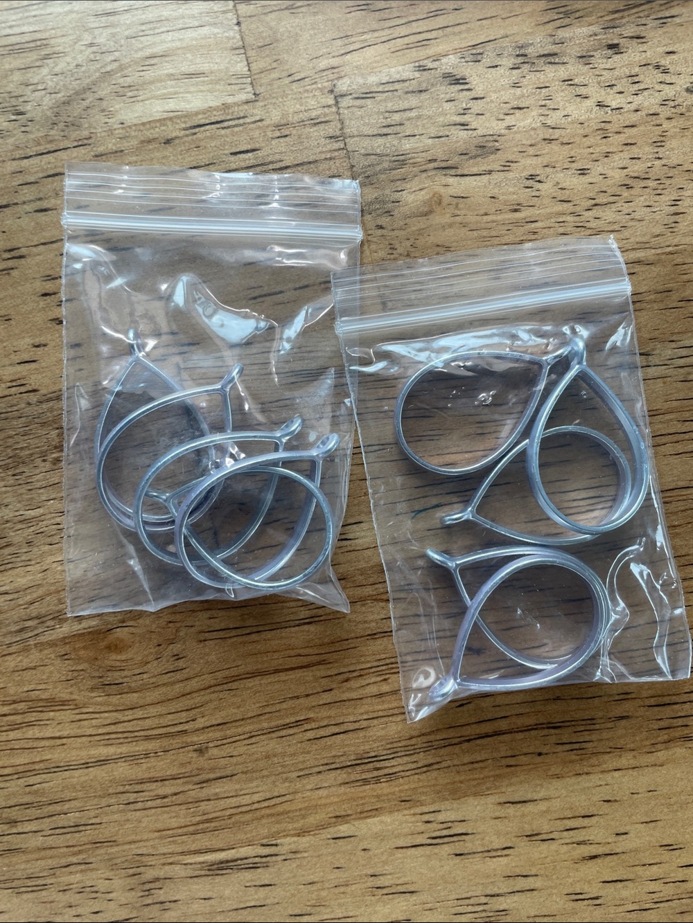 Silver Tone Earring Leverbacks - Pack of 6